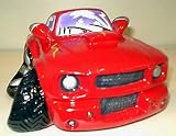 FUN ART RED Sports CAR Bank Piggy Bank