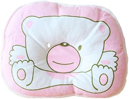 Viskey Baby Sleep Bear Positioner Infant Support Soft Pillow, Pink