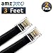 (2 Pack) 3 Feet RJ12 6P6C Data Cable, Male to Male 36