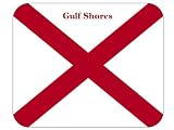 US State Flag Gulf Shores Alabama AL Mouse Pad US State Flag Gulf Shores Alabama AL Mouse Pad
