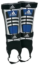 Adidas Valez Shin Guards (Chrome/Black/Royal, Large)
