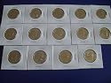 2007 - 2010 P All 14 Presidential Golden Uncirculated Dollar Coins Set From Philadelphia Mint