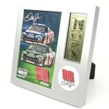DALE EARNHARDT, JR. LCD DESK ALARM CLOCK PICTURE FRAME