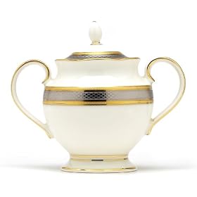 Noritake Contrella Sugar Bowl with Cover by Noritake
