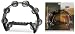 Stagg Music EZ Grip Tambourine - Black