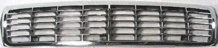 91-96 CHEVY CHEVROLET CAPRICE GRILLE, LTZ Models, Chrome & Black (1991 91 1992 92 1993 93 1994 94 1995 95 1996 96) 6265 10220510