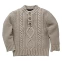 Junior J by Jasper Conran Natural chunky knitted jumper