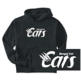 SWEATSHIRT BLACK  BENGAL CAT C-ATS 
