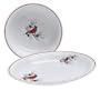 Fiesta Holiday Cardinal 2-Piece Vegetable Bowl and Platter Set