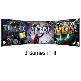 Hidden Expeditions 3 Pack - Titanic,  Everest, Amazon