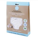 Charlie Banana Reusable Diapers 2 Inserts, White, Large, 10.56-Ounce