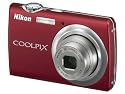 Nikon Coolpix S220 Digital Camera - Red (10.0MP, 3x Optical Zoom) 2.5 inch LCD