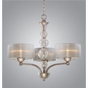 Alexis Chandelier in Antique Silver