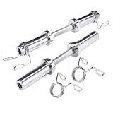 Olympic Dumbbell Weight Bars Handles With Spring Handles