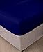 Utopia Bedding Cotton Sateen Fitted Sheet (King, Navy) – Premium Quality Combed Cotton Long Staple Fiber - Breathable, Durable & Comfortable with Deep Pocket