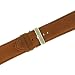 Extra Wide XL Watch Band Genuine Leather Calfskin Brown 26 millimeters Tech Swiss