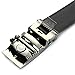 Squeple Trousers Automatic Buckle Leather Belt for Man Gift Box Package