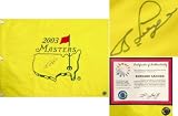 Mike Weir Signed 2003 Masters Golf Pin Flag