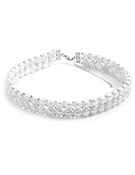 Double Row Cultured Freshwater Pearl Choker Necklace