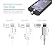 Apple MFi Certified iPhone Car Charger - Skiva 12W 2.4Amp PowerFlow Rapid Car Charger with integrated 3.2ft 8-pin Lightning Cable for iPhone SE 6s 6 plus 5s 5c, iPad Air mini Pro, iPod touch 8 & more