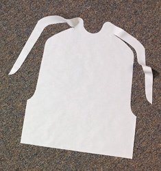 Disposable Adult Bib With Ties(500 bibs)