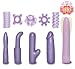 The Perfect 10 Piece Vibrator Dildo Clit Masturbator Sex Toy & Original Artwork Chinese Love Spell Symbol Pocket Card Gift Set
