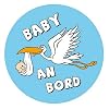 Autoaufkleber Sticker Baby an Bord Junge NEU Aufkleber