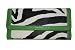 Zebra Print Clutch Wallet w/Removable Checkbook Holder - (4 Different Color Trims)