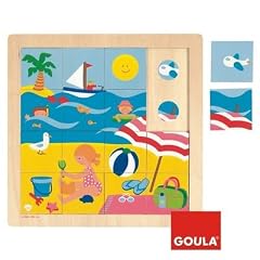 Jumbo D53086 - Holzpuzzle Sommer, 16 Teile