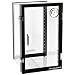 Bel-Art Scienceware 420560001 Methyl-Methacrylate Dry-Keeper Vertical Desiccator Cabinet with 3 Shelves, 12-1/2" Length x 15-1/2" Width x 20" Height