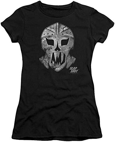 Slap Shot Goalie Mask Short Sleeve Juniors Sheer Black Lg