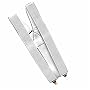White Men's/ Womens White Suspenders