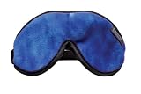 Dream Essentials&reg; EscapeTM Luxury Sleep Mask with Eye Cavities, Free Earplugs and Carry Pouch (Blueberry)