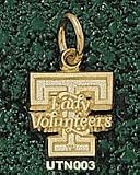 Univ Of Tennessee Lady Vols T Charm/Pendant -14K/10K, Stainless Steel or Gold Plated