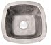 Search Our Specialty Mall : Houzer The Hammerwerks Collection HWLAG2BF 16" Undermount Single Bowl Large Bar/Prep Sink with Flat Lip, 6" Depth and 3-1/2" Drain Opening: Pewter