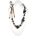 HinsonGayle Artisan Collection "Savannah" Baroque Cultured Pearl and Blue Coral Necklace