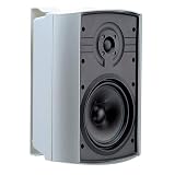 JobSite LSO-5 5-Inch Indoor/Outdoor Speakers, White (Pair)