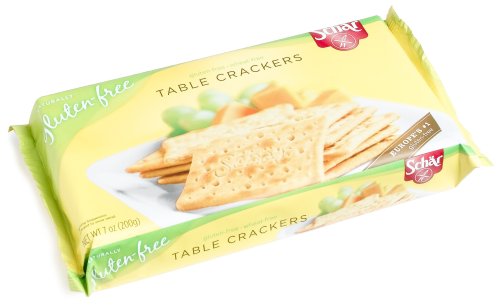 Schar Naturally Gluten-Free Table Crackers, 7-Ounce Packages (Pack of 6)