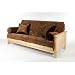 Everest Futon Frame w/ 9inch Premium Futon Mattress - Full Size