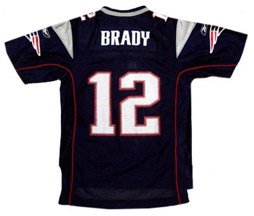 Tom Brady Navy New England Patriots Youth NFL Replica Jersey