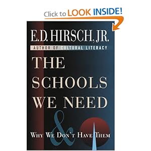 The Schools We Need and Why
