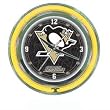 NHL Pittsburgh Penguins Neon Clock - 14 inch Diameter
