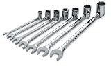 Review SK Hand Tools SKT86132 / SK 86132 SuperKrome 7 Piece 12 Point 3/8-Inch to 3/4-Inch Flex Combination Wrench Set