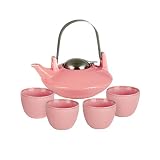 Old Dutch Saturn 5-pc. Teapot Set - Pink