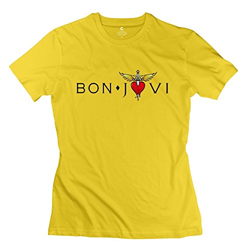 Womens Bon Jovi Rock Band Logo T Shirt Size S Desertcart INDIA