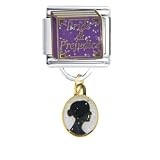 Pride And Prejudice Dangle Italian Charms Bracelet