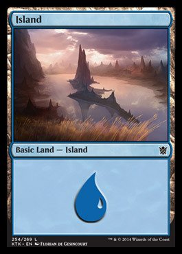 Magic: the Gathering - Island (254/269) - Khans of Tarkir - Foil