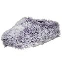 Dearfoams Women's Acrylic Pile Platform Slipper,Iris Frost,L