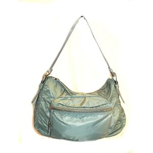 Lacoste Croc in The City Blue Nylon Hobo