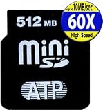 ATP - Flash memory card - 512 MB - 60x - miniSD